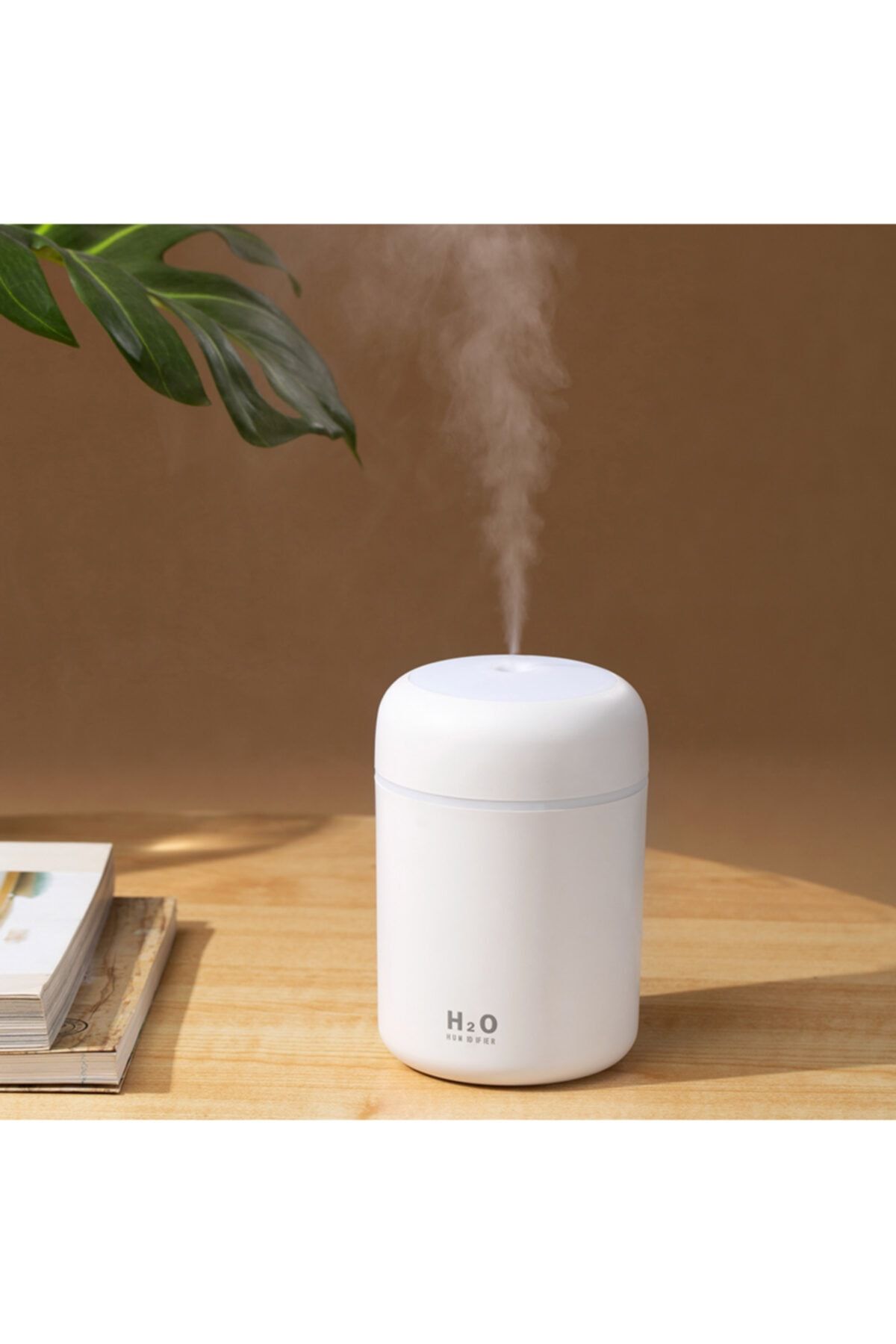 Demirkol Store Led Işıklı Mini Ortam Oda Hava Nemlendirici Buhar Makinesi Ve Aromaterapi Aroma Difüzörü - Beyaz