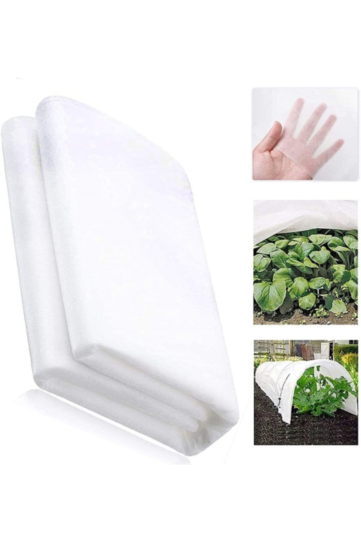 Ekodoğa Don Kırağı Örtüsü 2,40x5 Metre Bitki Koruma Örtüsü Agril Isı Tülü Isı Örtüsü Don Örtüsü Zirai Örtü