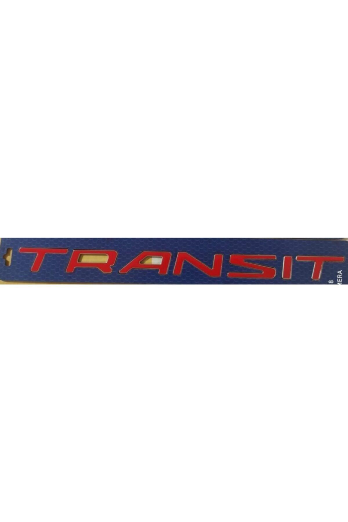 Muhtelif Kırmızı Transit Yazı Yeni Model Custom Ölçü 370mm*25mm