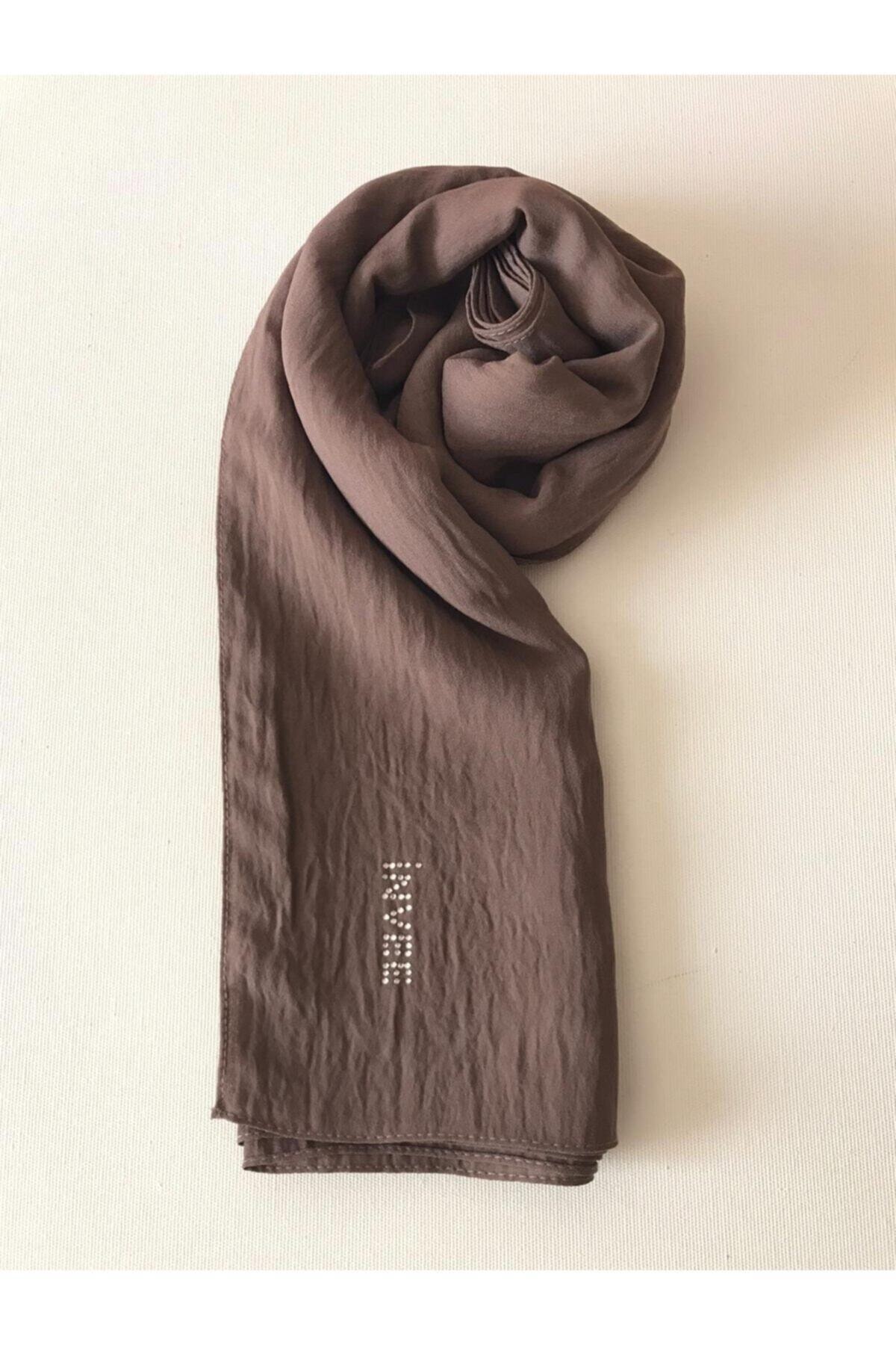 Invee Kahverengi Caz Karamel Şal