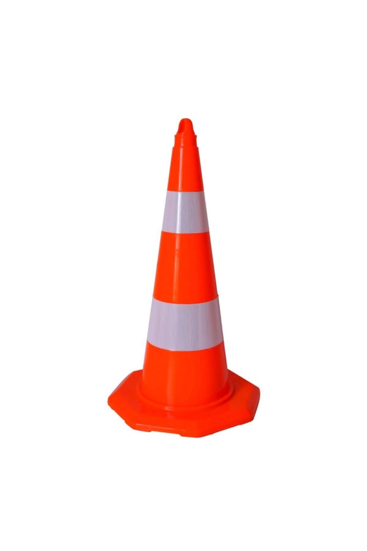 İleri Trafik Pvc Trafik Konisi 70 Cm Çift Reflektifli Trafik Dubası