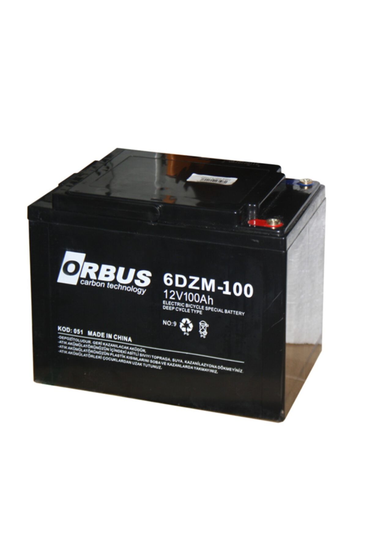 ORBUS 100ah 12v Jel Akü (elektrikli Araç Aküsü)