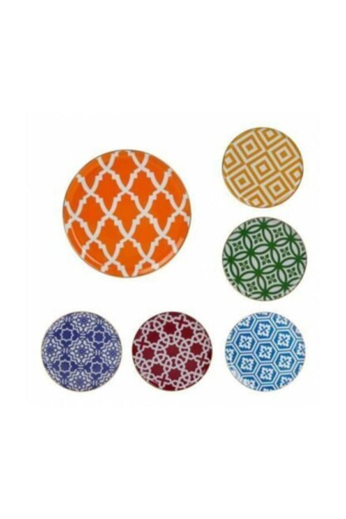 Porland Morocco Desen Servis Takımı 6'lı Set 28cm