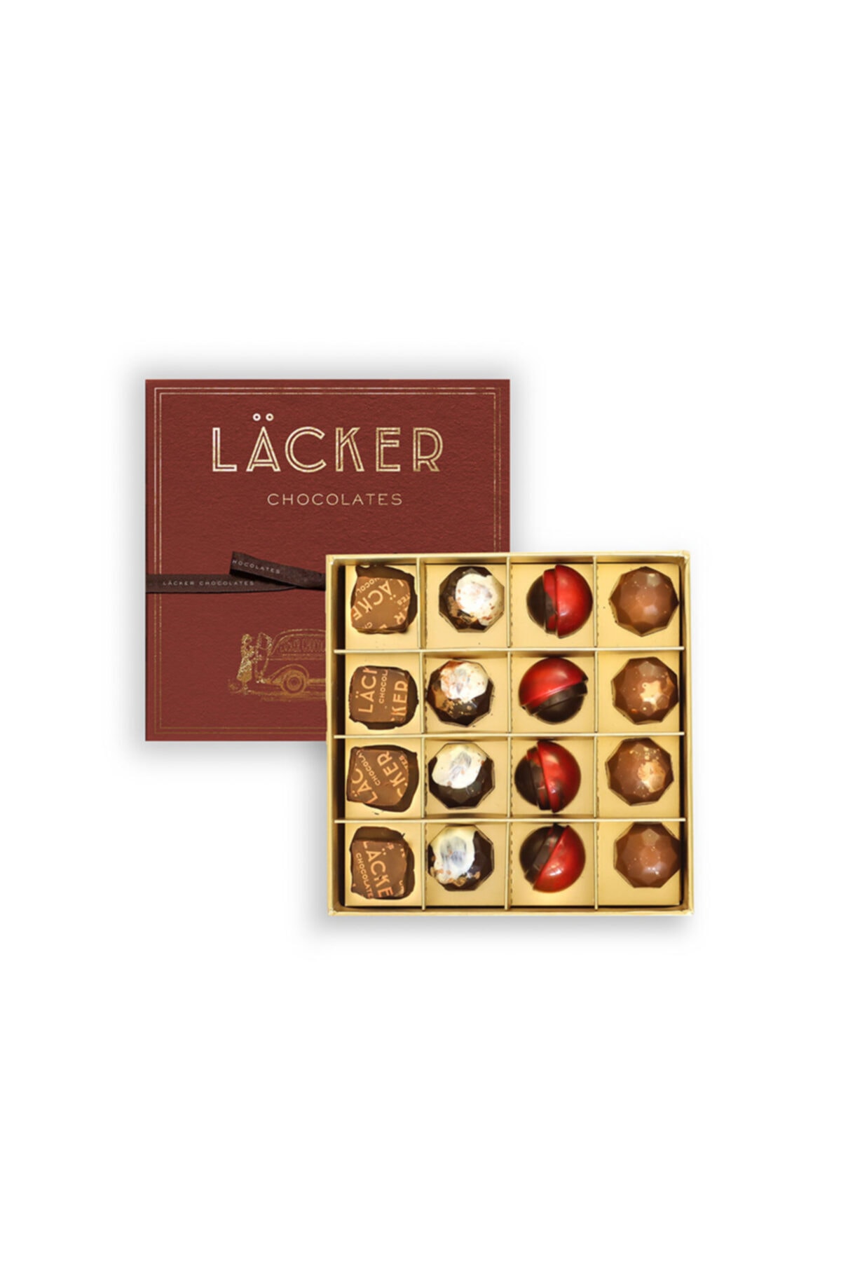 Läcker Chocolates 16'lı Signature Box Hediye Çikolata Kutusu