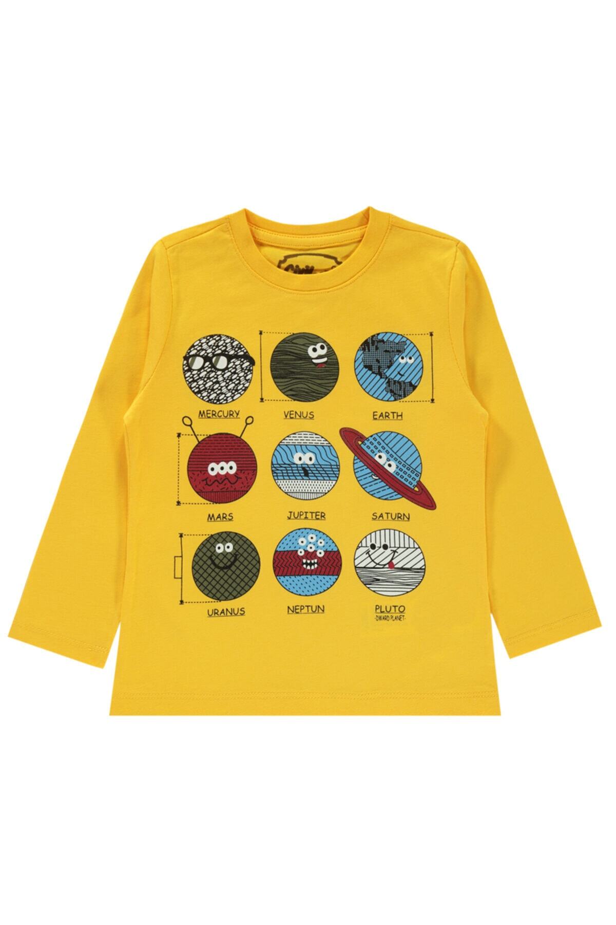 Civil Boys Erkek Çocuk Sweatshirt 2-5 Yaş Hardal
