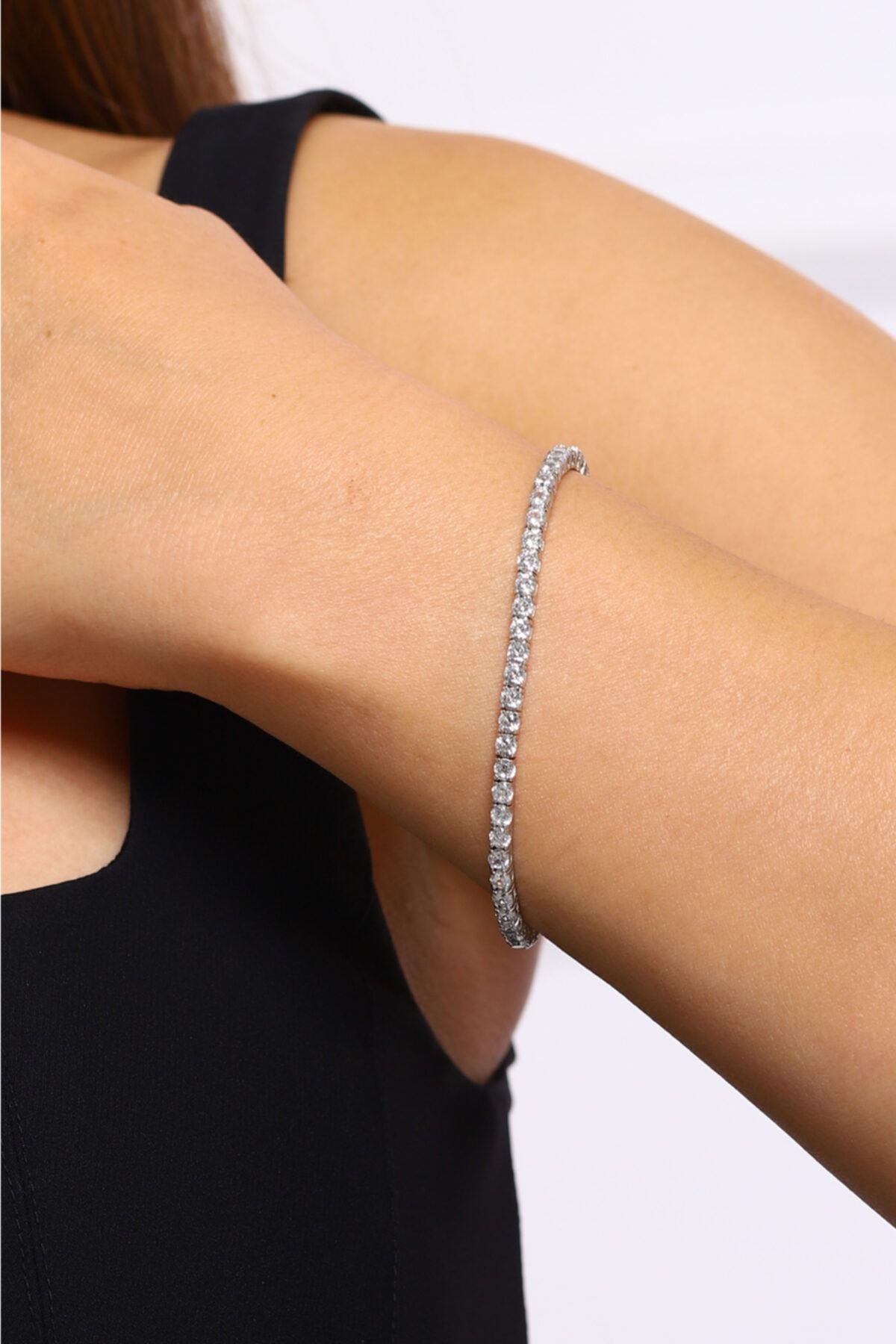 Hestia Silver Ince Su Yolu 925 Ayar Gümüş Bileklik