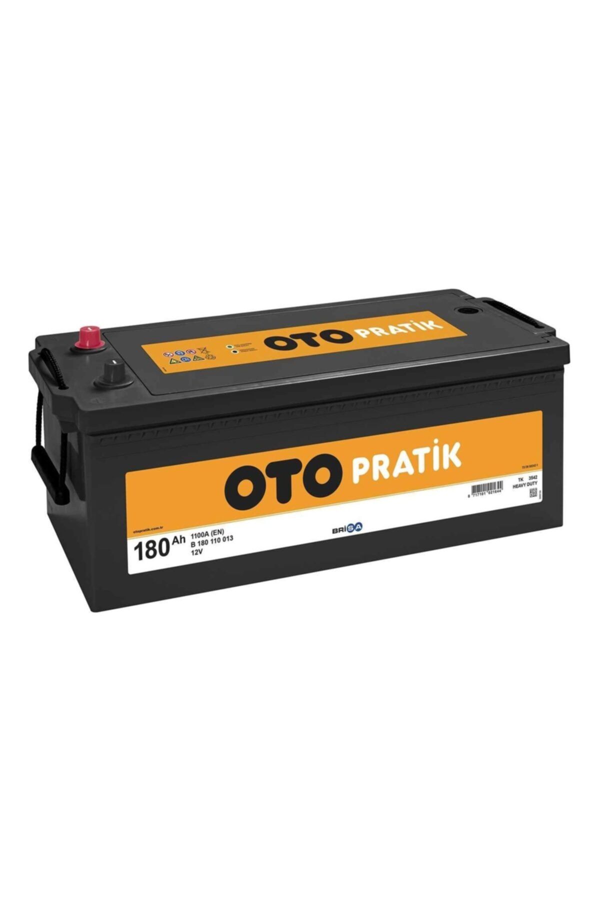 Otopratik 180 Amper Kamyon Tır Akü 12v 180 Ah Tır Akü ( 2021 Üretimi)