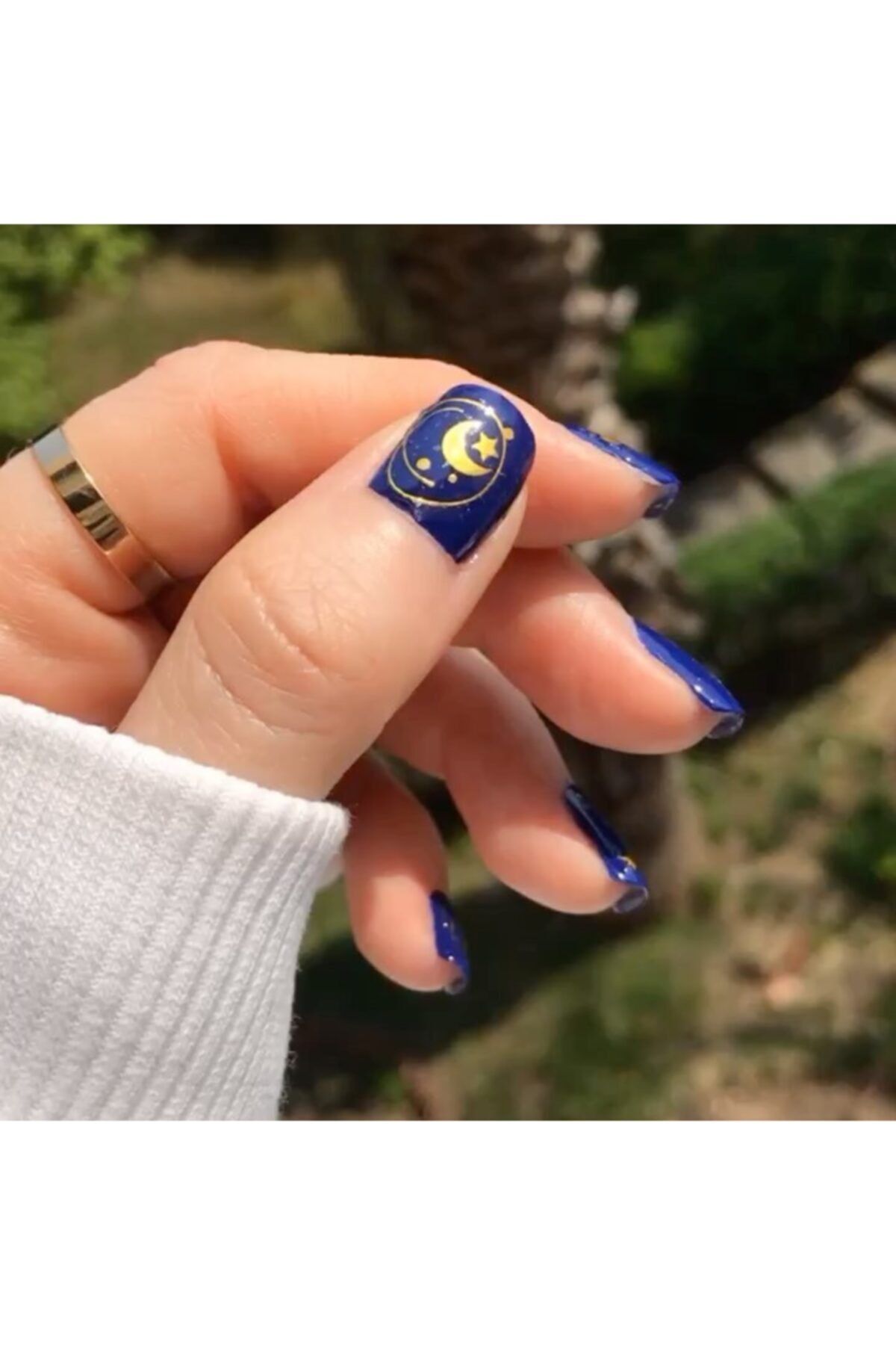 New Obsessions Yaldız Galaksi Tırnak Dövmesi - Tırnak Tattoo - Nail Art - Tırnak Sticker