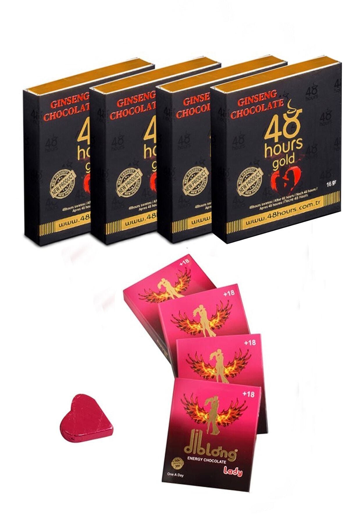 Ajans264 4 Adet 48hours Çikolata Ve Diblong Lady Gizli Gönderim Aynı Gün Kargo