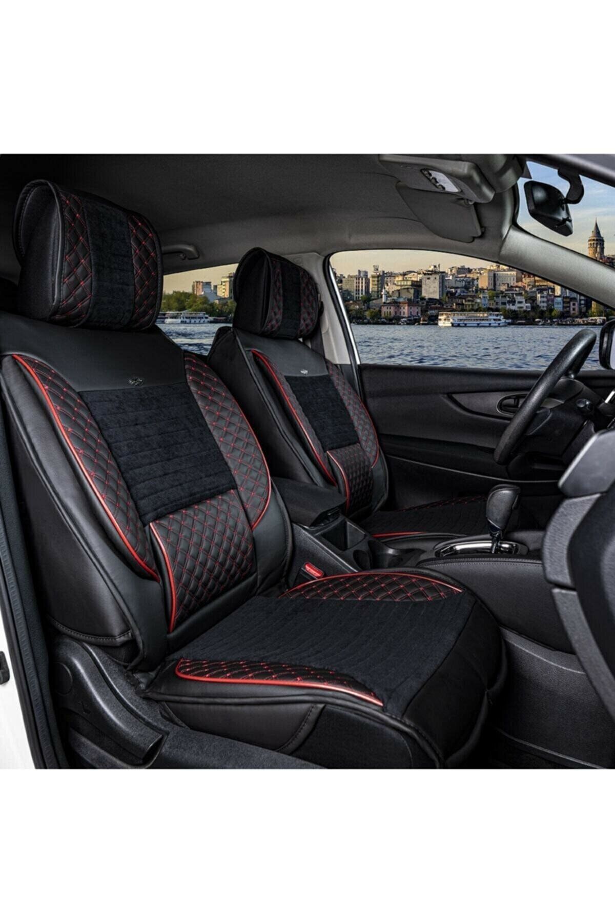 Stil Toyota Avensis Lüks Deri Oto Koltuk Kılıfı Ön/arka Set