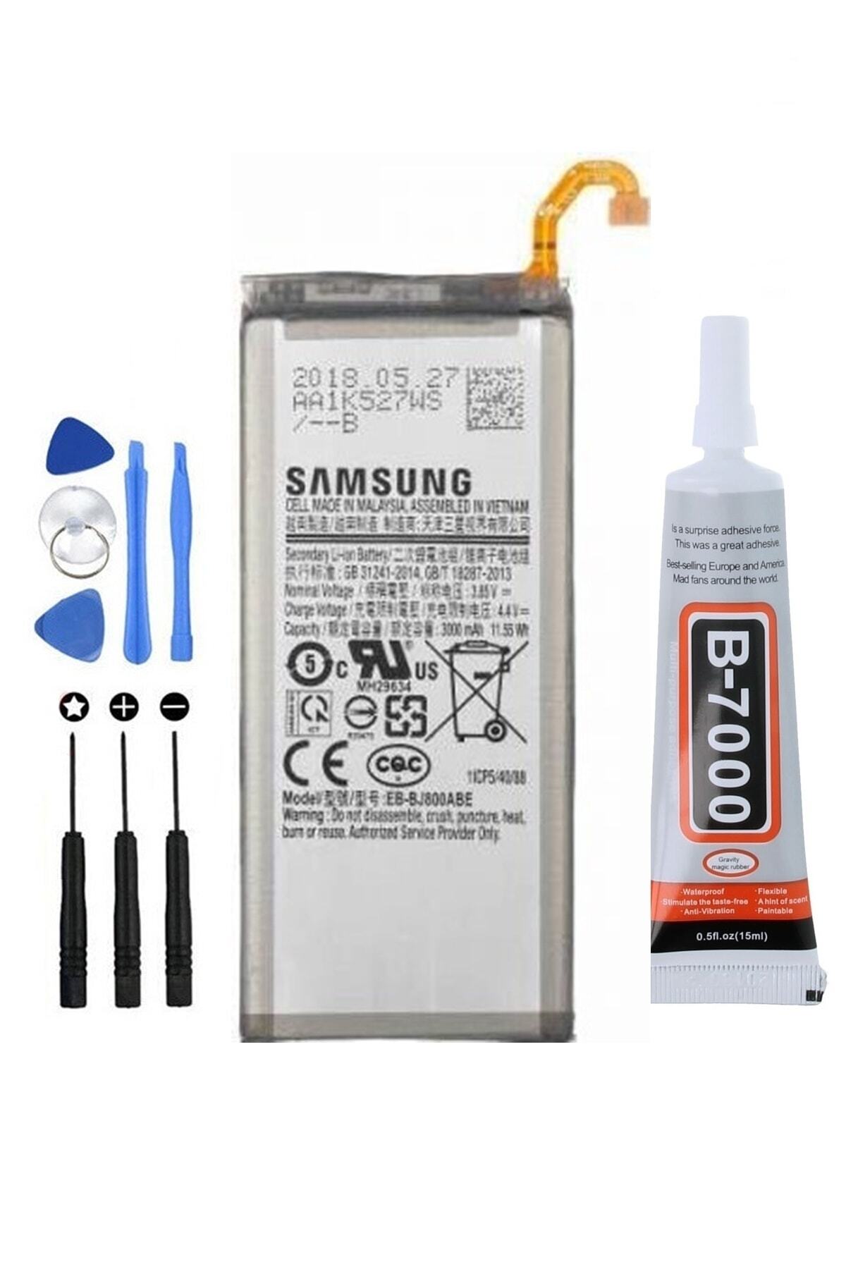TURANTECH Tam Orjinal Samsung Galaxy J6 J600f J6 2018 Pil Batarya Yeni Tarili Garantili Ürün
