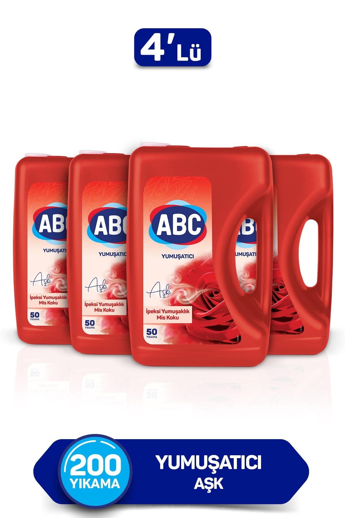ABC Yumuşatıcı Aşk 5 Lt - 4'lü Set