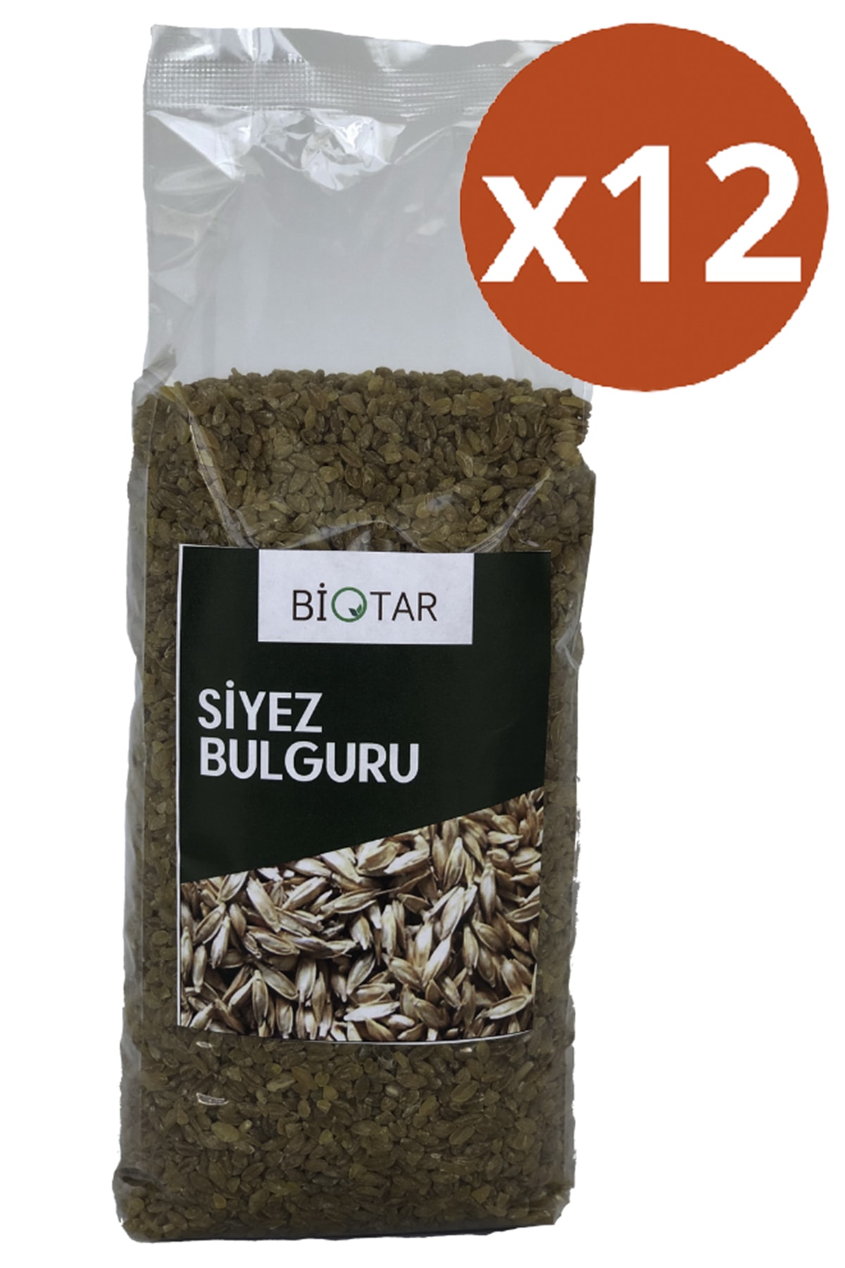 BİOTAR Organik Tarım Ürünleri Organik Siyez Bulguru 1000gr X 12 Adet