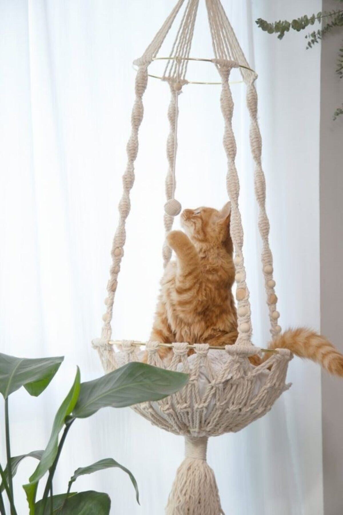 Mrs.ebruvardar Makrome Kedi Salıncagı