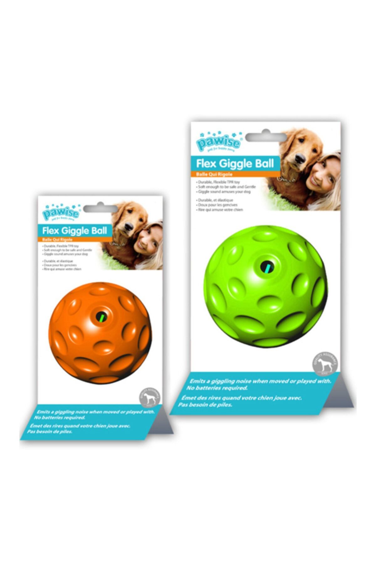 Pawise Flex Chime Köpek Top Oyuncak 9 Cm