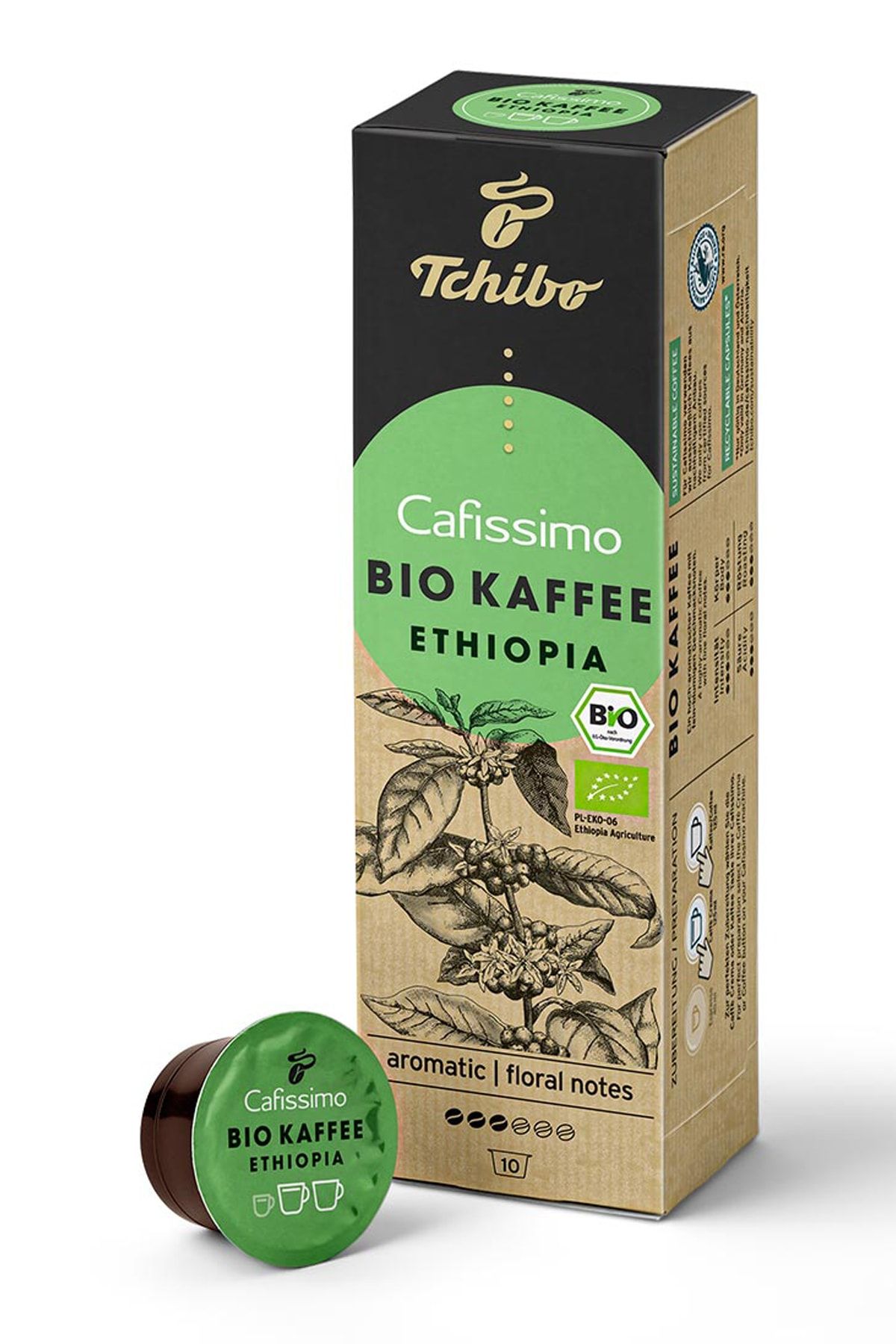 Tchibo Bio Kaffee Ethiopia 10 Adet Kapsül Kahve