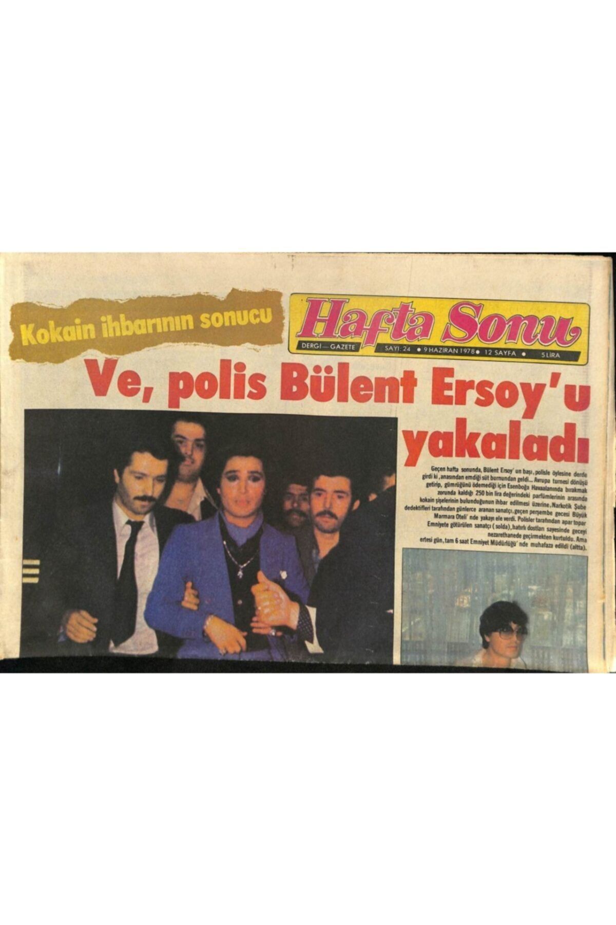 Gökçe Koleksiyon Haftasonu Gazetesi 9 Haziran 1978 - Belgin Doruk Ile Zeki Müren'in Dostukları , Çok Eskilere Dayanır