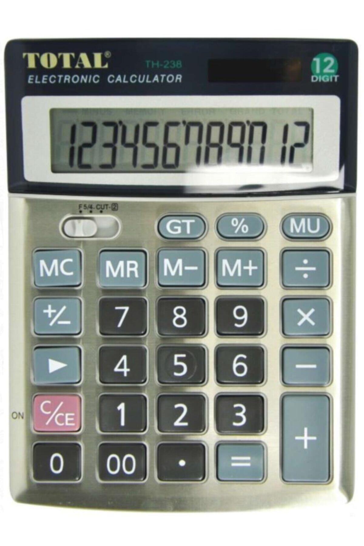 TOTAL Hesap Makinesi Th-238 12 Hane