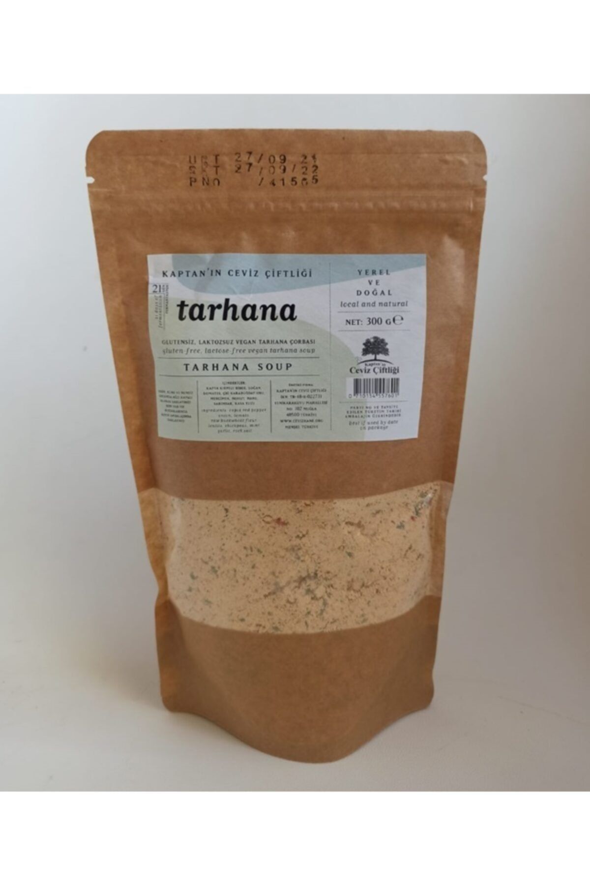 Kaptan`ın Ceviz Çiftliği Glutensiz Laktozsuz Vegan Tarhana