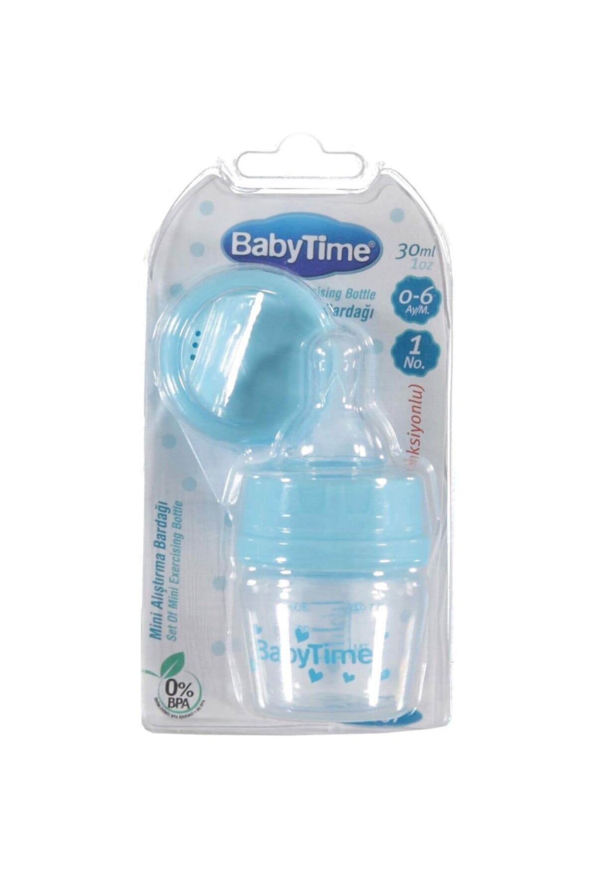 MODDA Baby Time Mini Alıştırma Bardağı 2 Fonksiyonlu 1 No 0-6 Ay