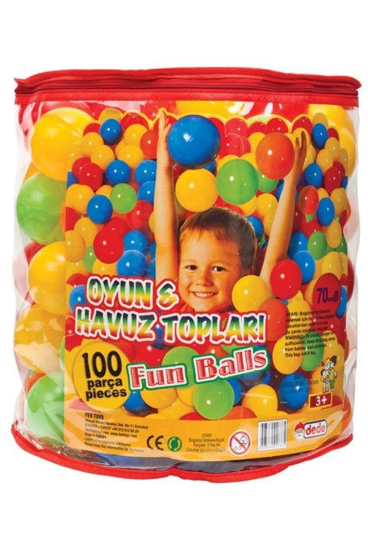 ASMEYAL Marka 01733 Oyun Havuz Topu 100 Lü Fileli 7cm