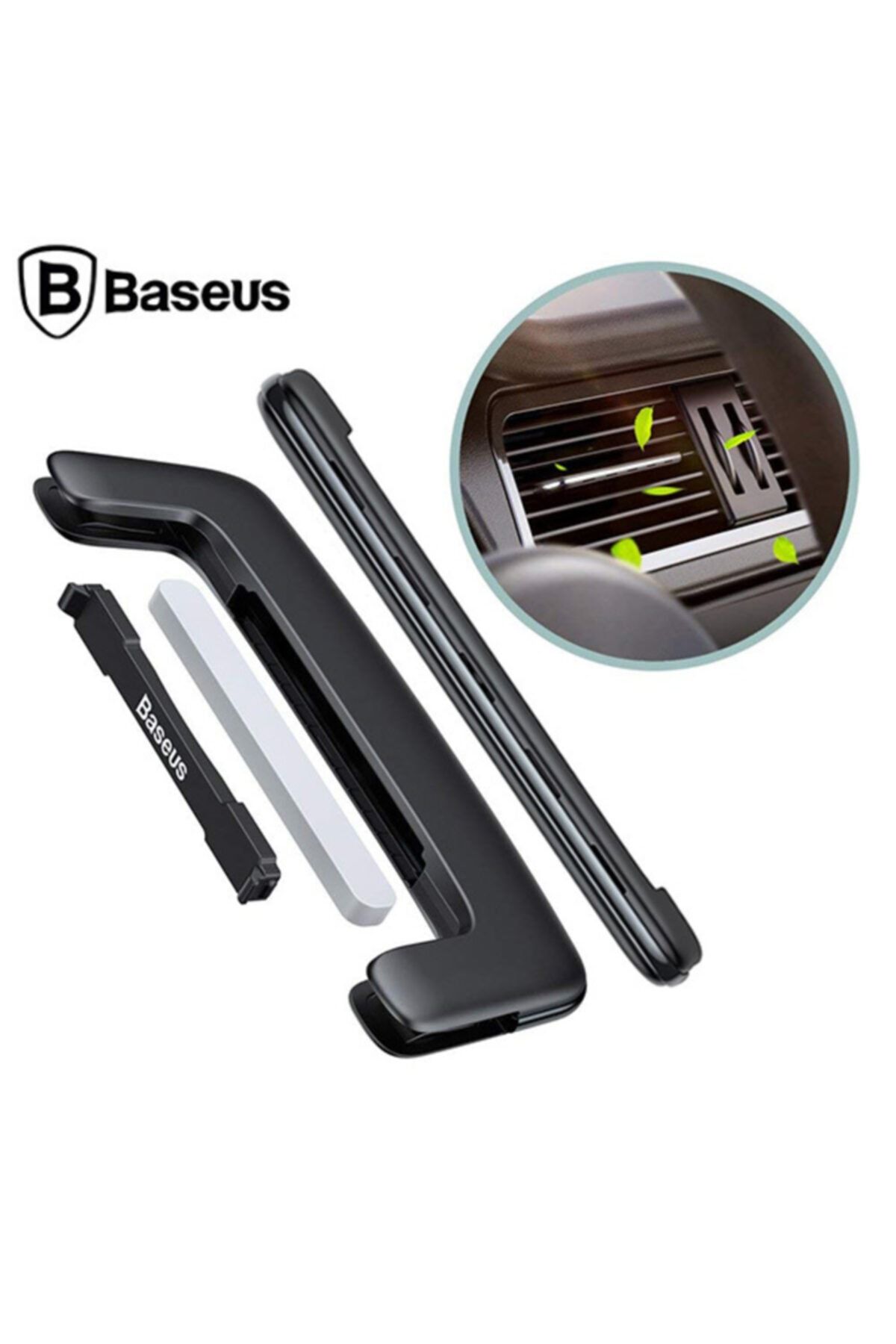 Baseus Paddle Car Air Freshener Araç Içi Hava Spreyi Parfüm-siyah