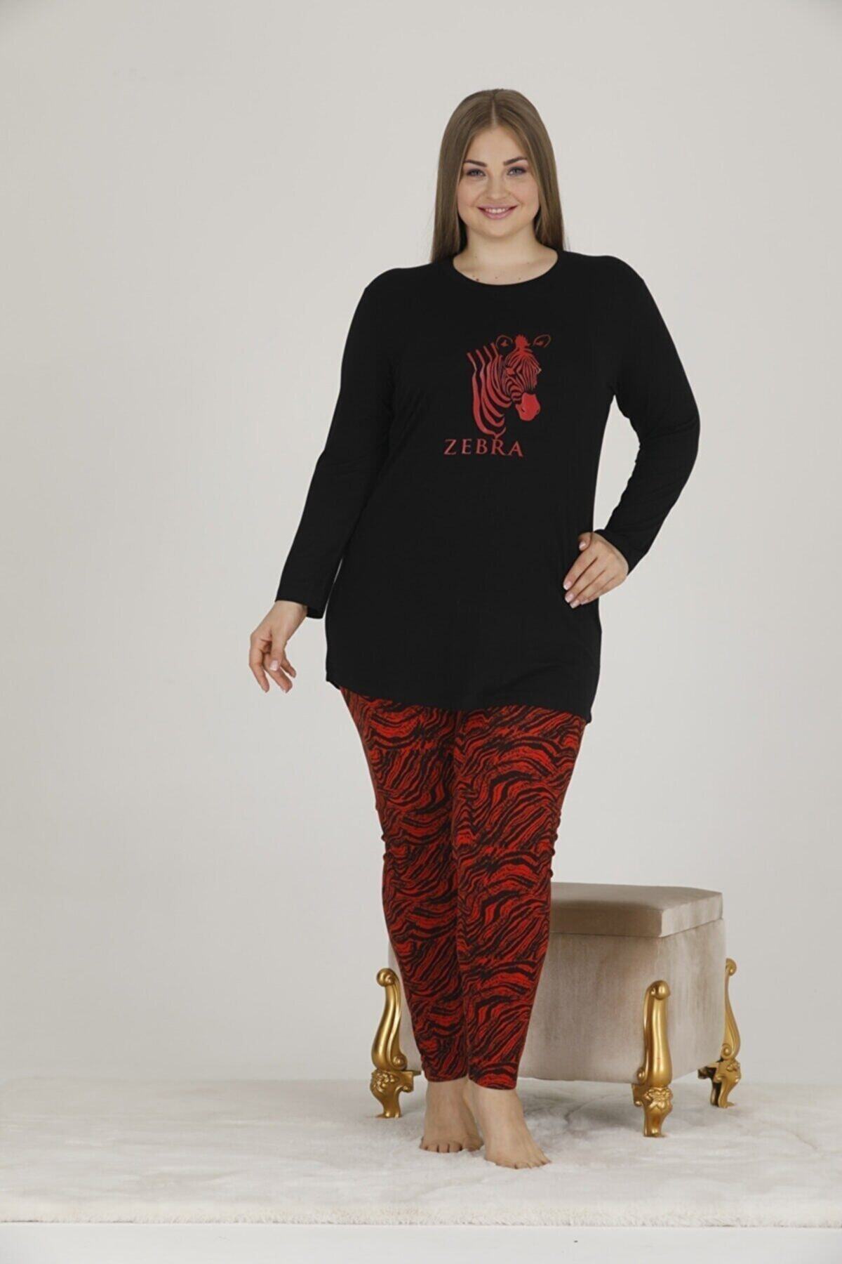 FASHION VICTORY Büyük Beden Pijama Takımı
