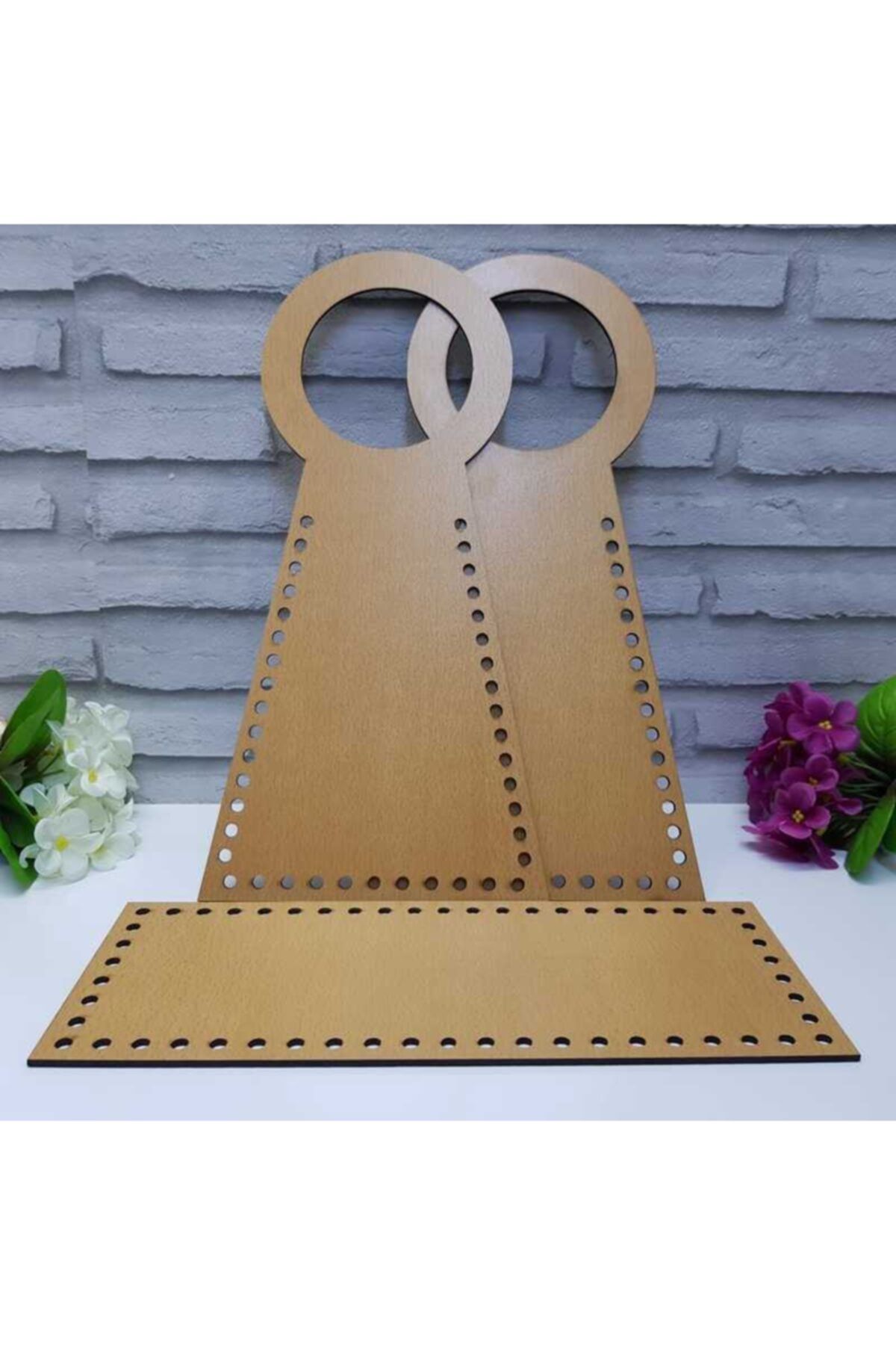 Diva İplik Diva Line Çanta Seti Ahşap 3lü (34x17 Cm) 247