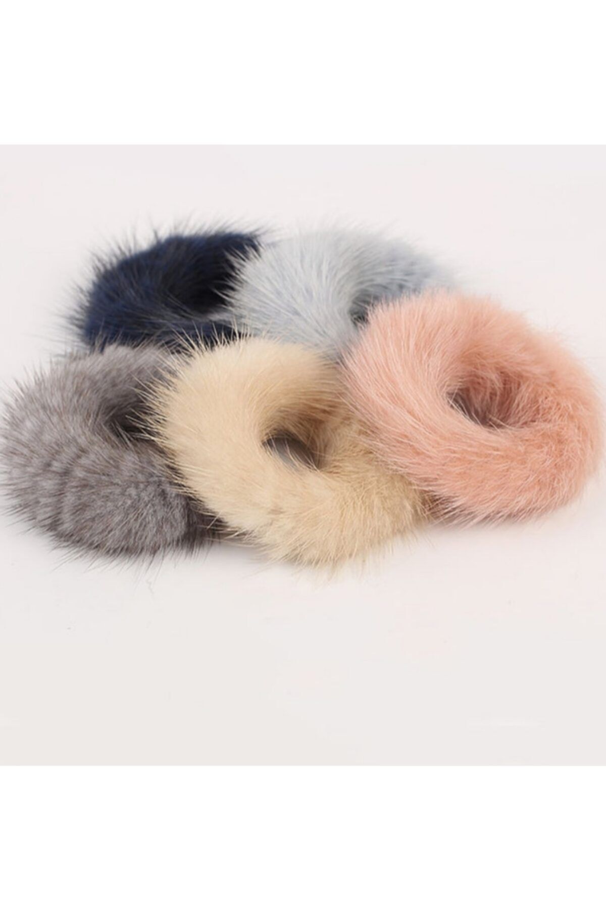 Mysoho Accessories Peluş Lastik Toka 5 Adet