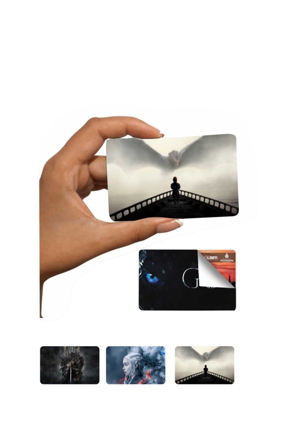 MARSİLYA Game Of Thrones Iett&ininal Kart Kaplama Sticker 4 Adet