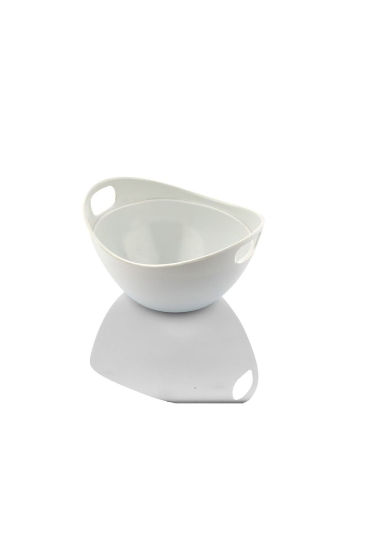 HibanaHome Melamin X6 Adet Gondol Salata Kase 17cm Beyaz (17.3x14.5x9.3cm 188gr)