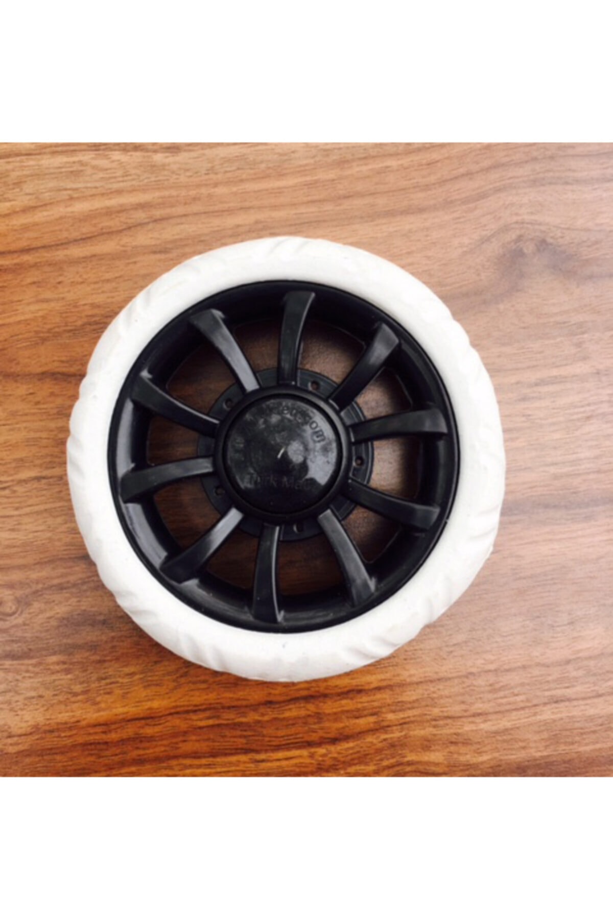 Muhtelif Pazar Arabası Tekeri 1 Çift - Poliüretan Yumuşak, No:7, Orta Boy