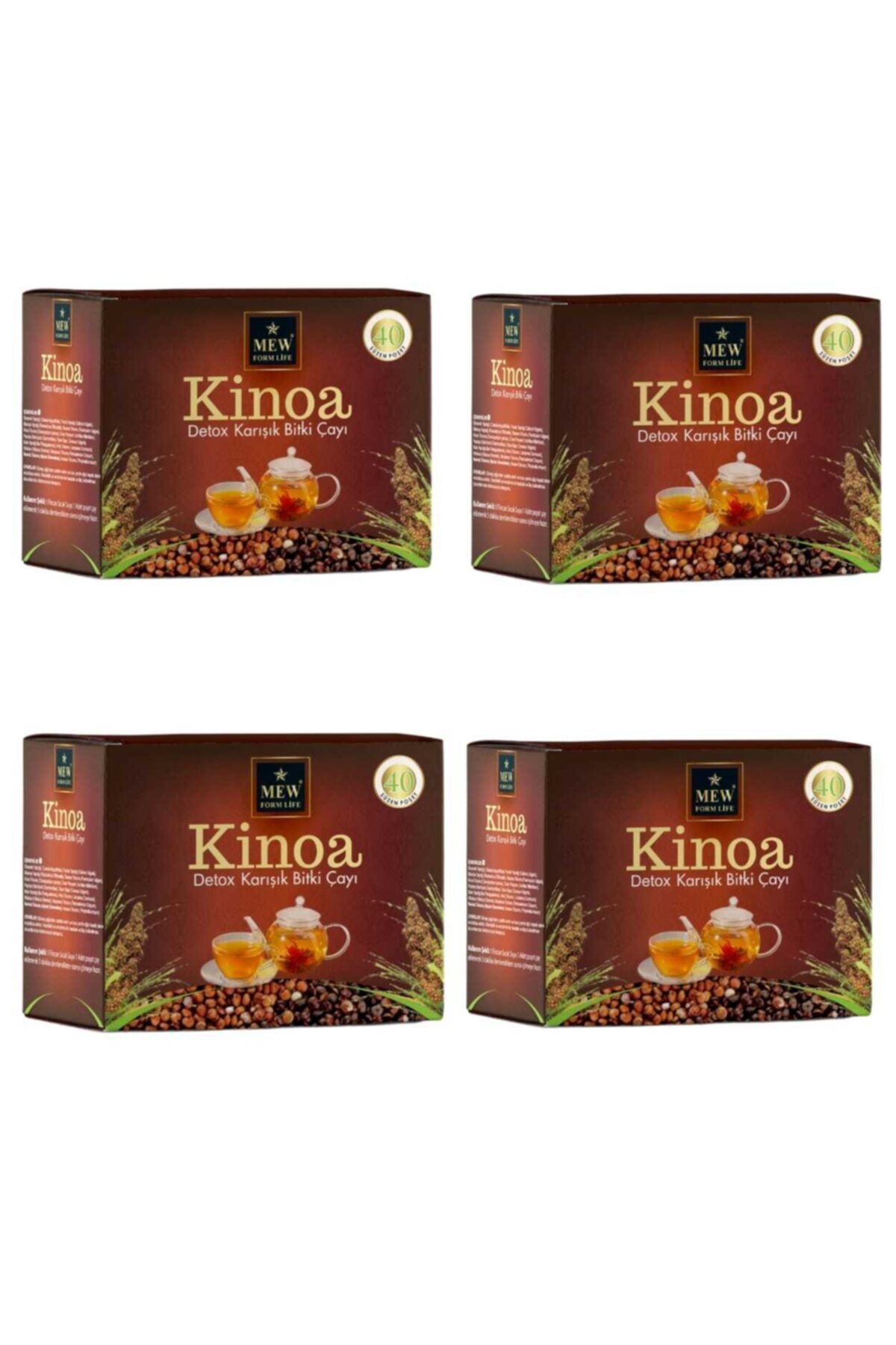 MEW KİNOA ÇAY Kinoa 40 Lı Detox Çayı