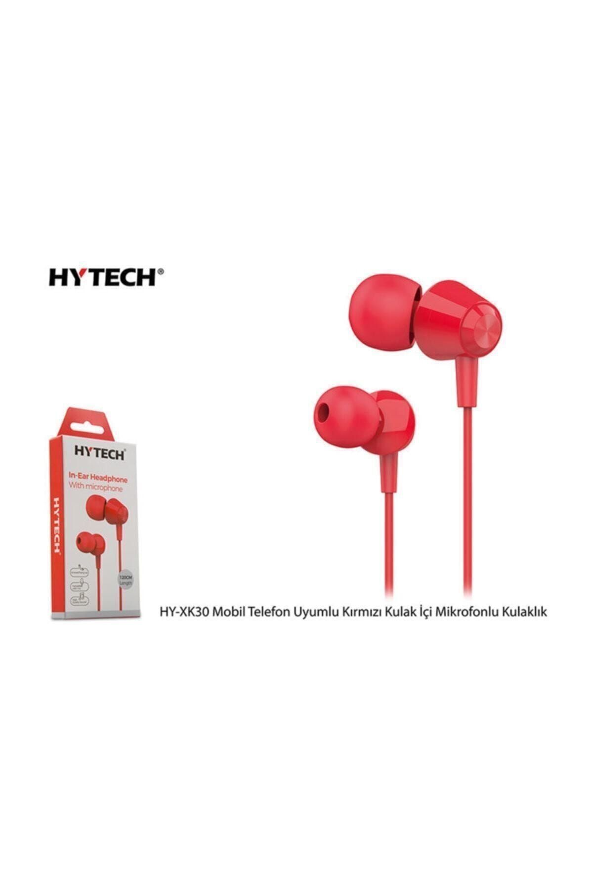 Hytech Hy-xk30 Mobil Telefon Uyumlu Kırmızı Kulak Içi Mikrofonlu Kulaklık