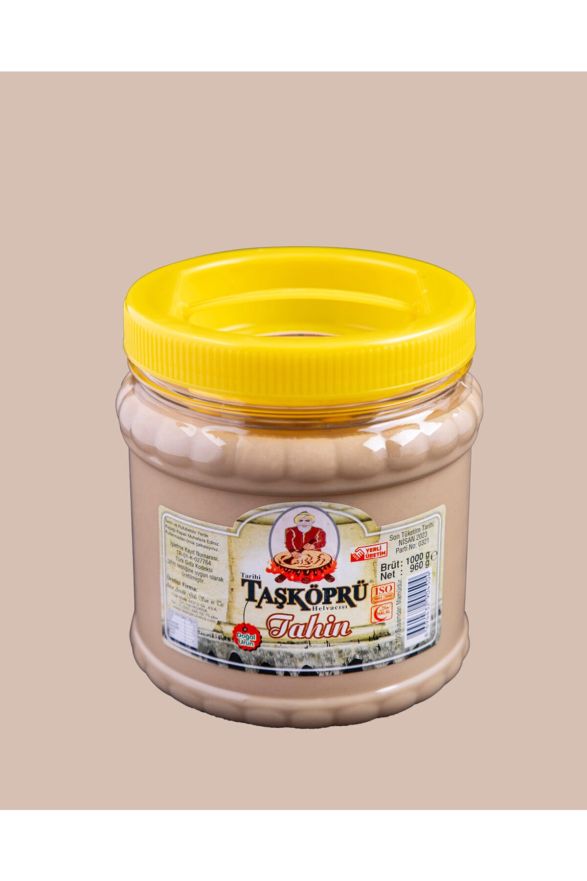 TARİHİ TAŞ KÖPRÜ HELVACISI 1000 Gr. Pet Tahin
