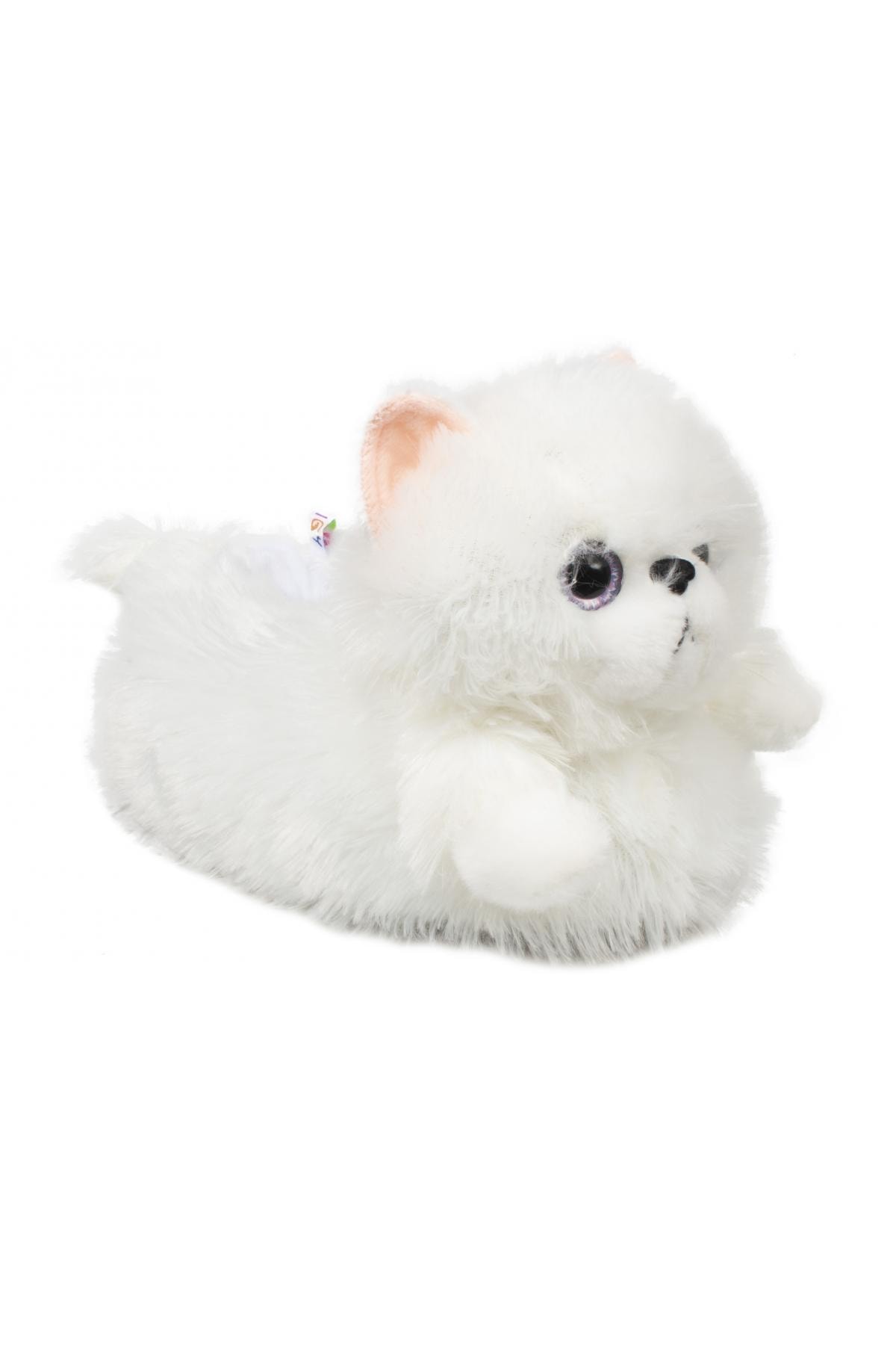 Twigy Yy0308 Z Tw Kedi-3 Beyaz Kadın Panduf