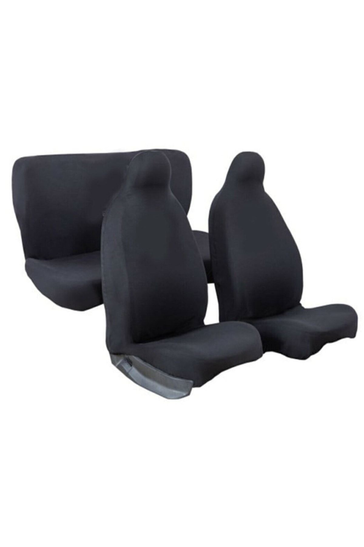 AYKIZ Seat Marbella Araç Siyah Penye Atlet Kılıf Oto Koltuk Kılıf Koruyucu Takım