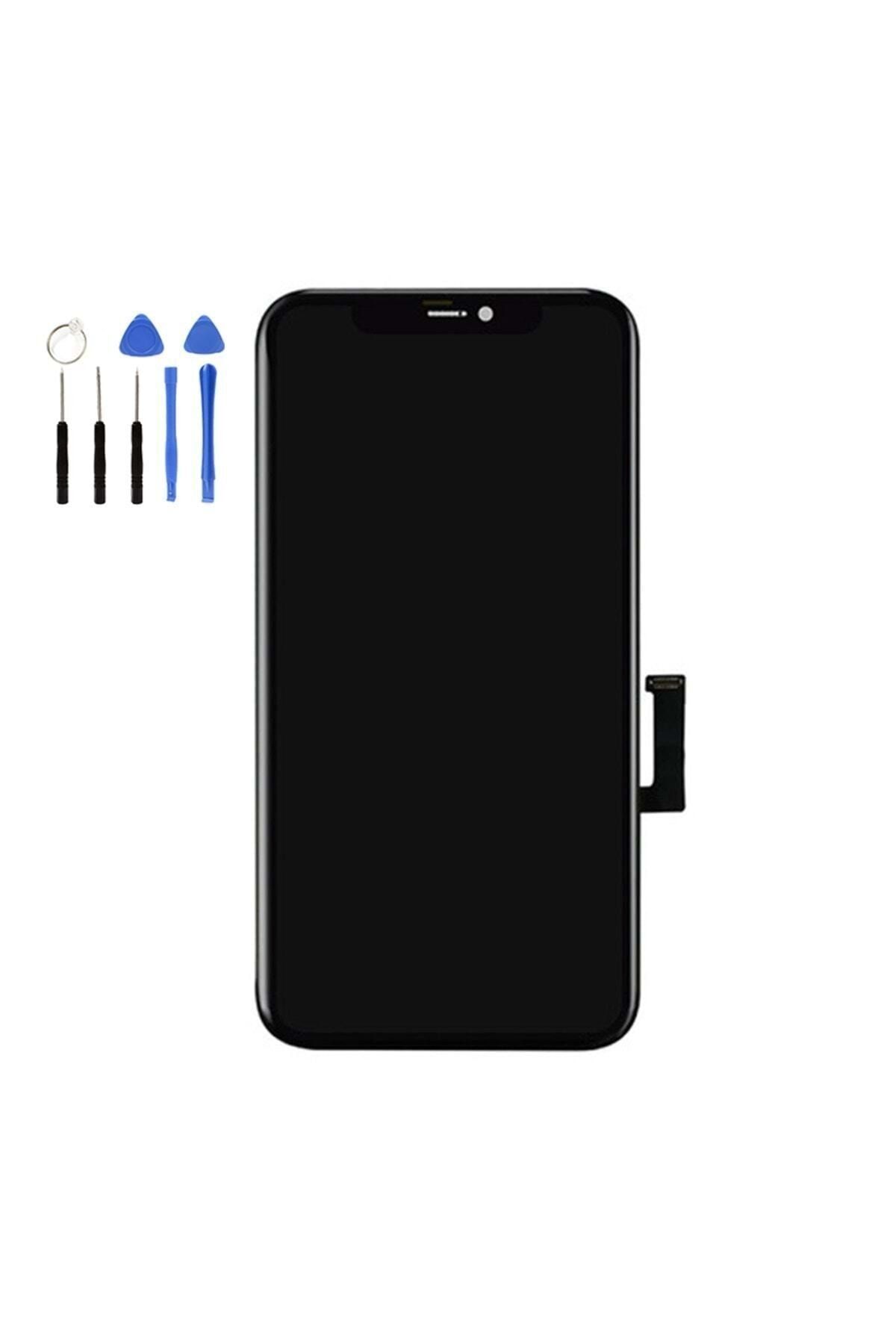Tk Tech İPhone 11LCD EKRAN DOKUNMATİK SİYAH TAMİR SETİ YANINDA !!!