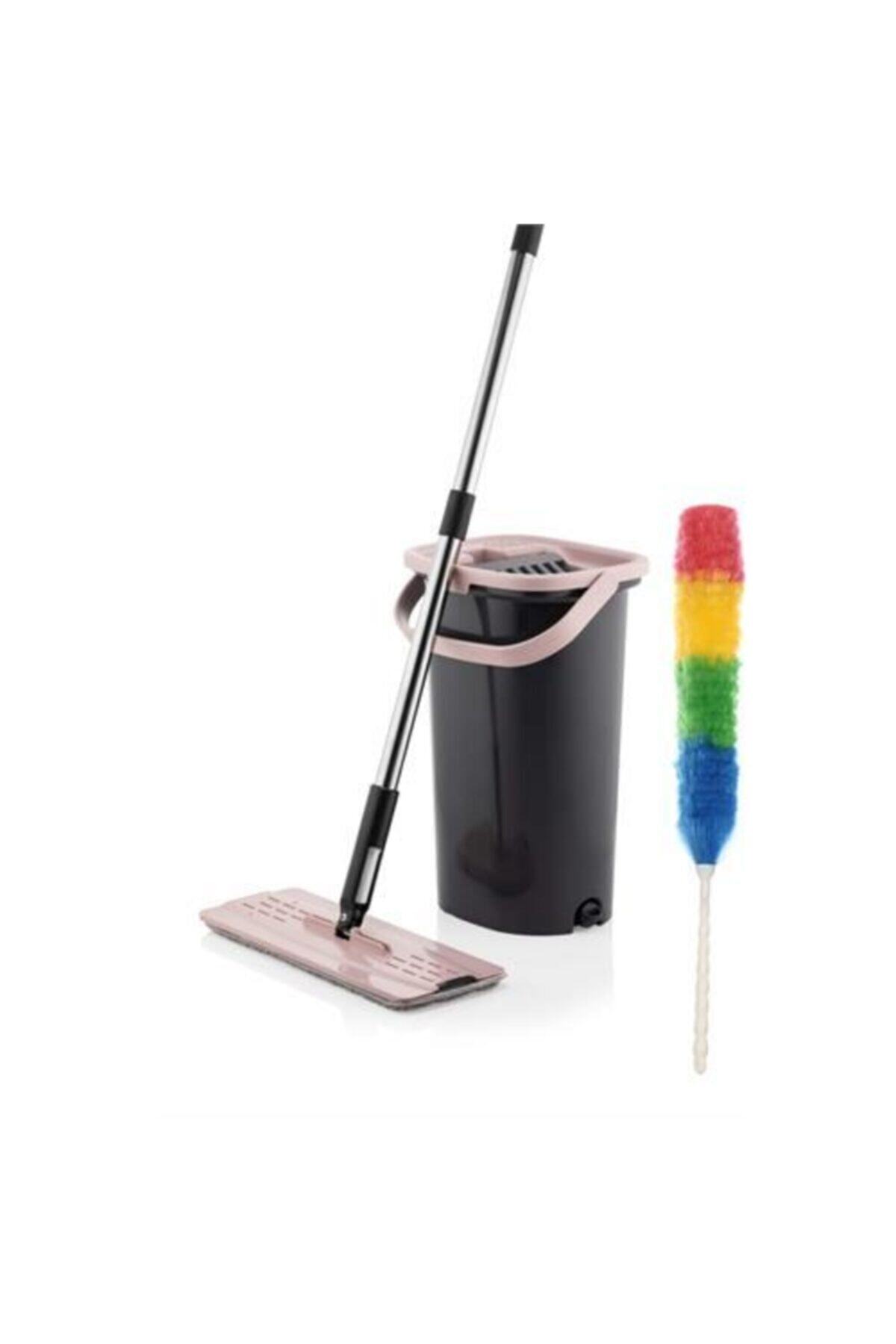 Transformacion Homecare Silgeç Çift Hazneli Kovalı Sıkmalı Tablet Mop Temizlik Püskül Hediyeli 714727