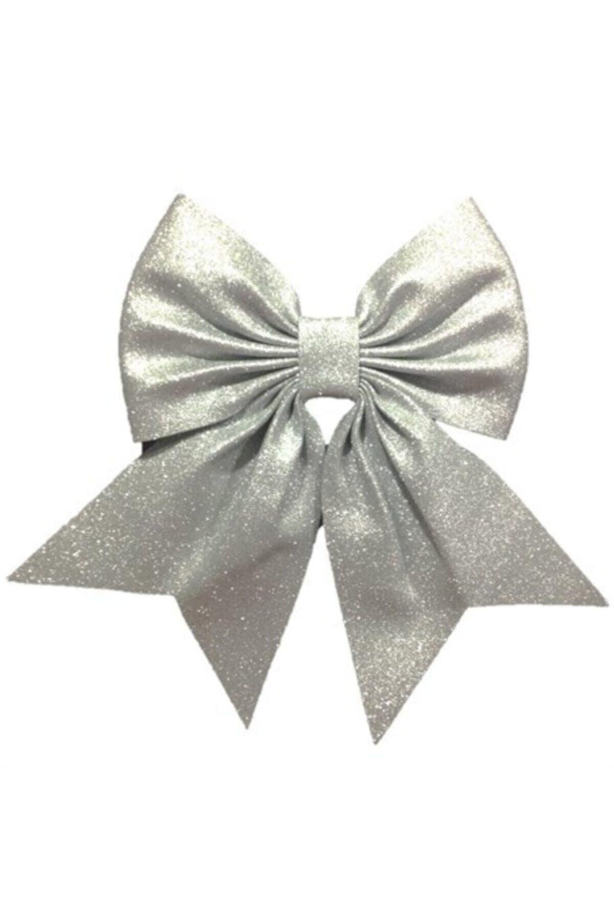KBK MARKET Fiyonk Süs 25 Cm X 25 Cm Gümüş