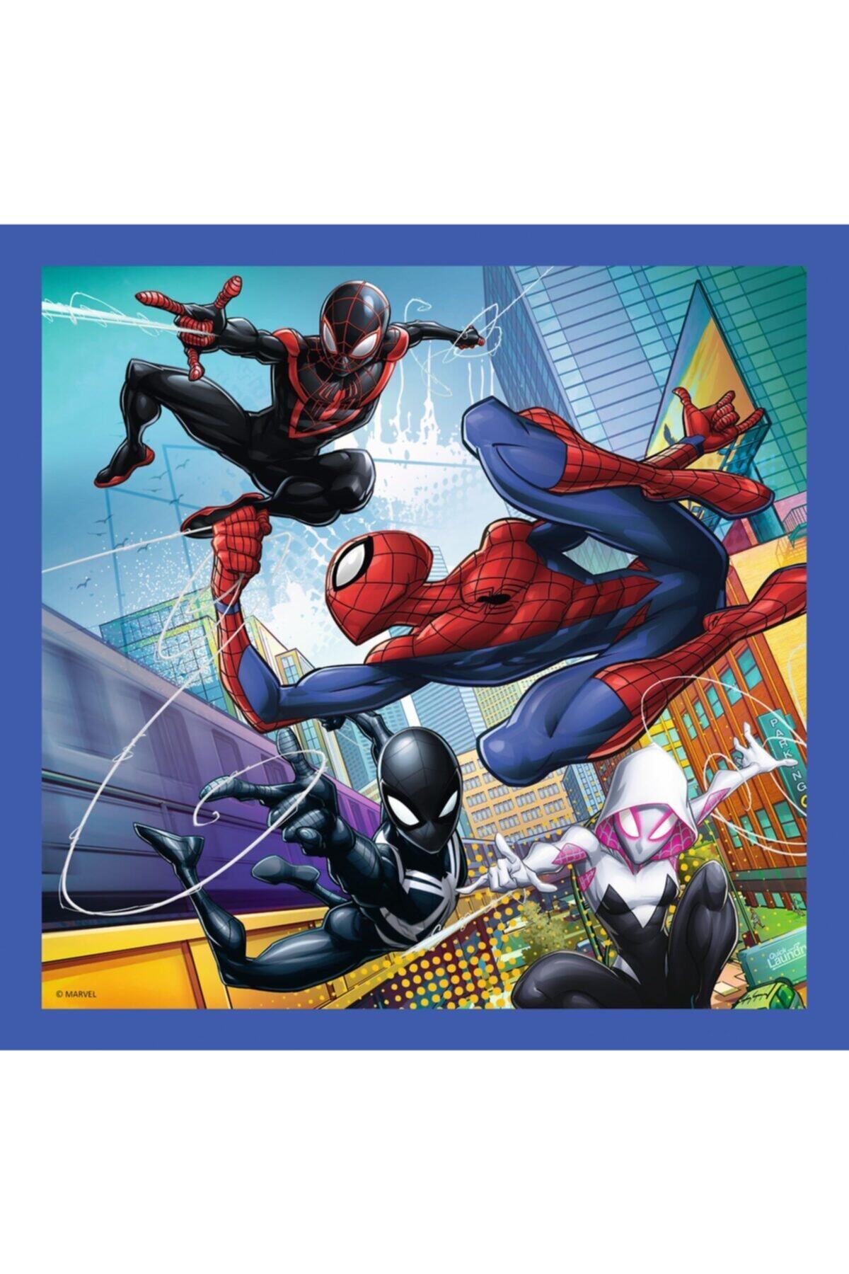 Trefl Puzzle Spider Force Spiderman 3'lü 20+36+50 Parça Yapboz