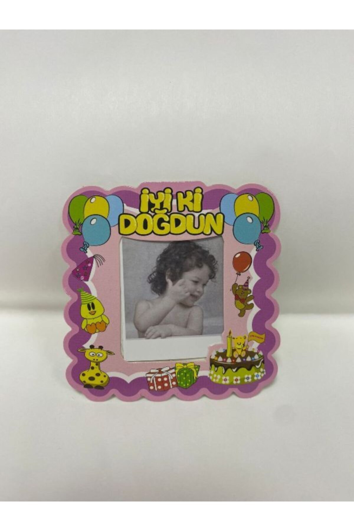 Erler Ambalaj Erler Amb.iyiki Doğdun Pembe Magnet 24 Adet 8x8cm