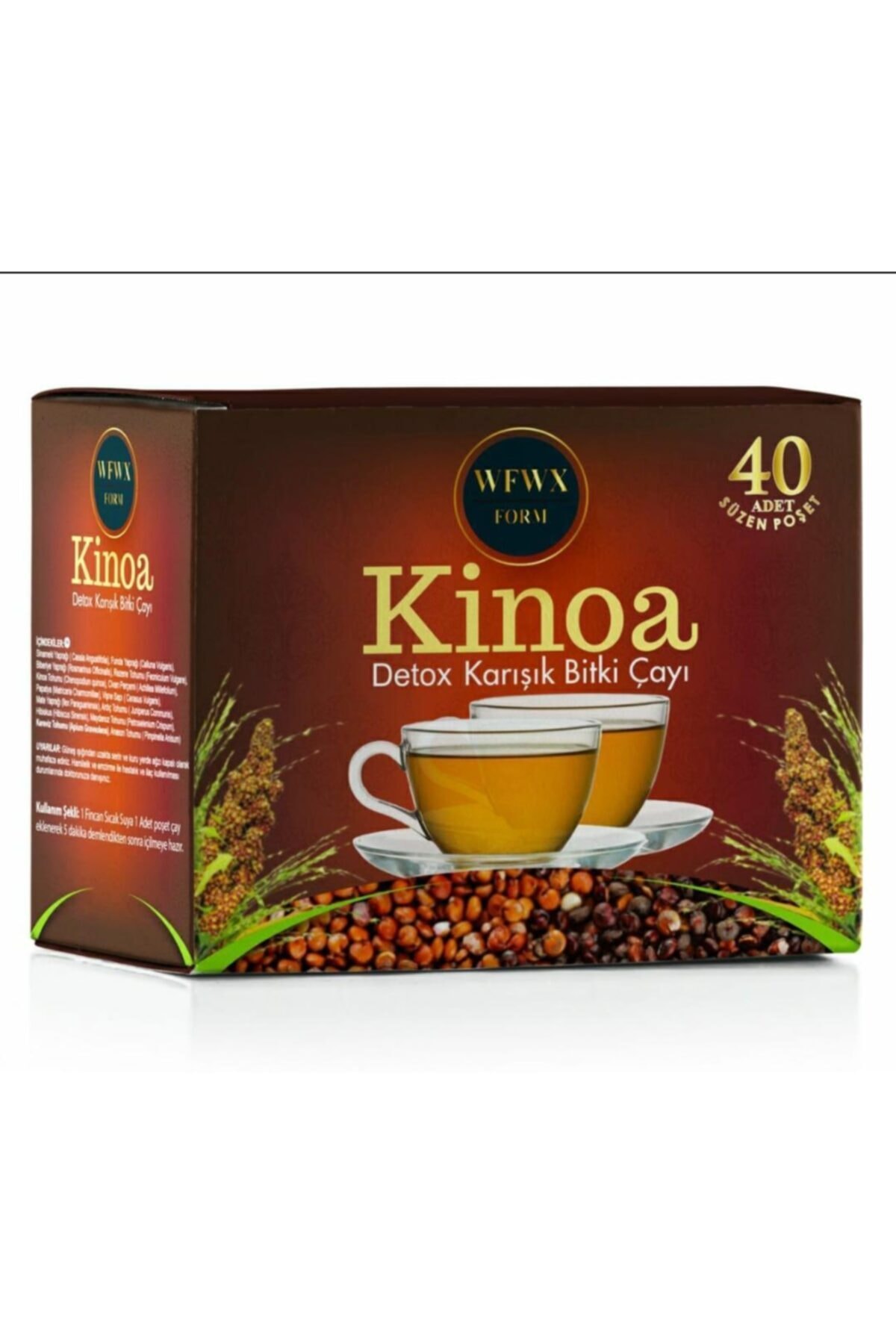 WFWX FORM Kinoa Bitkisel Dedoxs 40 Lı Süzen Poşet
