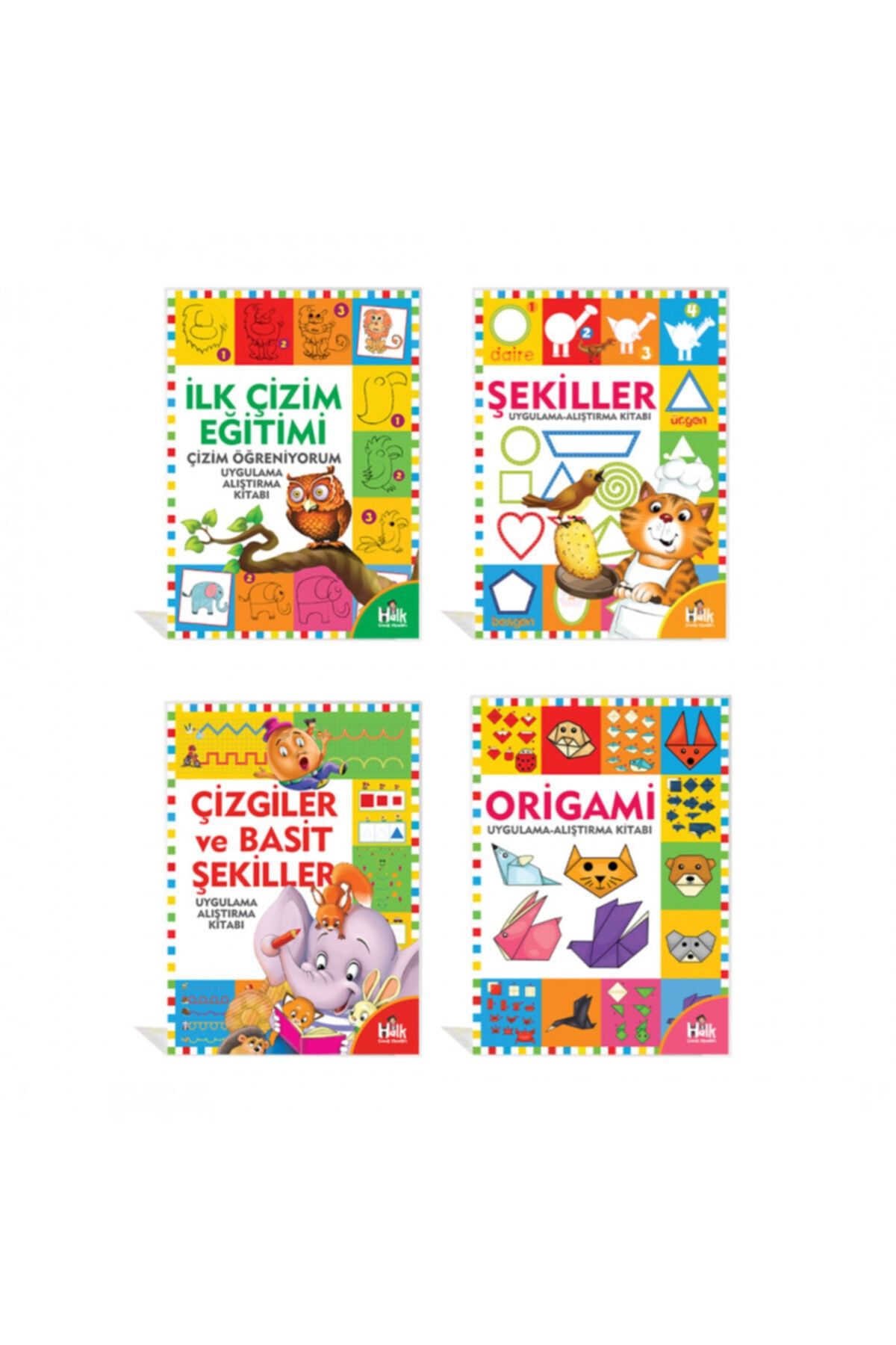 Halk Kitabevi Sihirli Çizimler Seti (4 Kitap)
