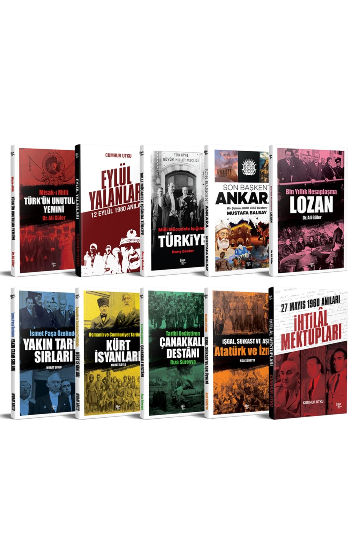 Halk Kitabevi Gizlenen Tarih Sırları Seti - 10 Kitap