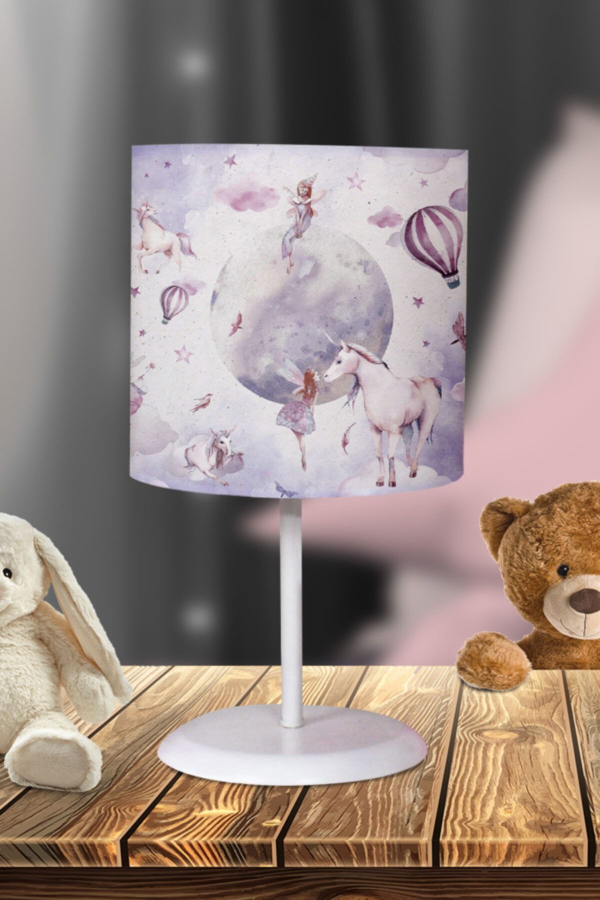 Çekirdek Home Aydaki Periler Çocuk Odası Abajur