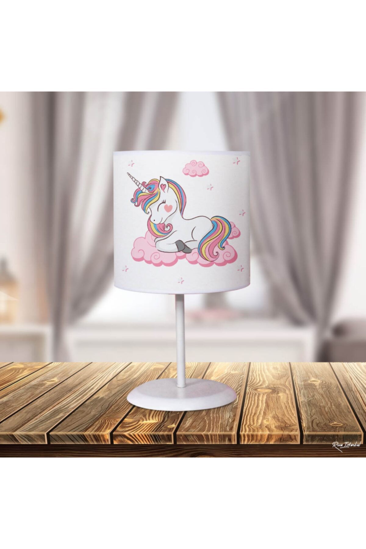 Çekirdek Home Buluttaki Unicorn Çocuk Odası Abajur