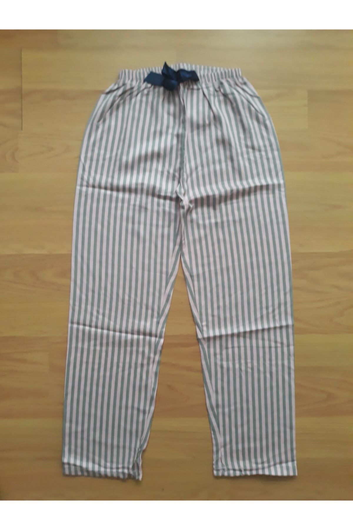 Rashoo Kadın Pembe Gri Çizgili Pijama Altı