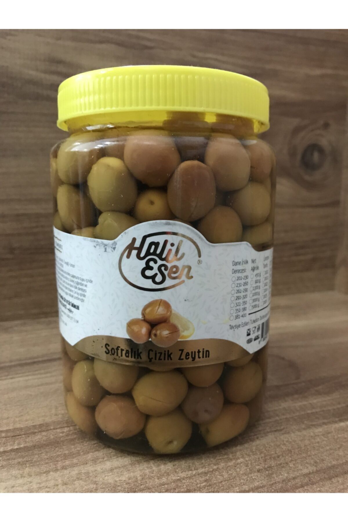 Halil Esen Sofralık Çizik Zeytin(1KG.)(PET ŞİŞE)