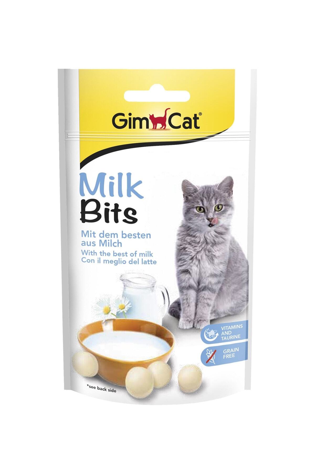 Gimcat Milk Bits Sütlü Kedi Ödül Tableti 40 Gr